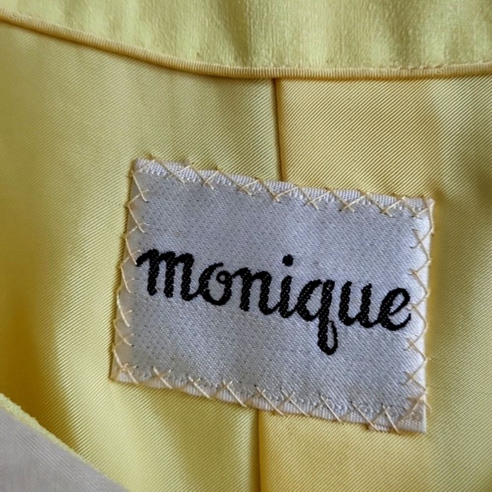 Vintage Monique Yellow Cropped Blazer – - Picture 5 of 10